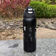 32oz Stainless Steel Insulated Water Bottle - Leak-Proof Sports Water Bottle With Dual-Function Spout Lid, Flip-Top Straw And Wide Mouth Design - Keeps Drinks Hot/Cold For 24 Hours - Great For Fitness, Travel And Everyday Use - Multicolor - View 2