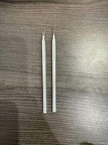 Juego de 8 piezas de herramientas de acero inoxidable con forma de aguja, adecuado para cerámica y escultura de arcilla - Multicolor - Ver 9