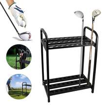 ZhdnBhnos Golf Putter Metal Stand, 27 Holes Clubs Holder Organizers Golf Clubs Display Rack Golf Club Storage Stand For Indoor Outdoor - Variant2 - View 2