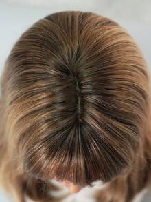 Natural 14Inch Brown Highlightst Bob Wig Suitable For Female Beginners To Wear Soft, Heat-Resistant Synthetic Hair - Daily Wear, Parties,Cosplay,Dance Party&Music Festival Party Use - Brown Highlight - View 8