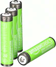 Basics - Paquete de 8 baterías recargables AAA de alta capacidad de 850 mAh, precargadas, recarga hasta 500 veces - Tipo de Enchufe A Japonés (100V) - Ver 9
