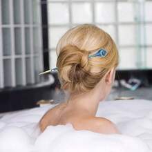 Hair Rings & Charms - Azul, (Peacockblue) - View 5
