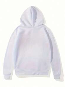 Vintage Letter Suicideboy Printed Hoodie Sweatshirt Unisex Harajuku Sweatshirt Loose And Comfortable Casual And Easy-Going Long Sleeve Tops Hoodies Long Sleeve Tops Hoodies Hoodie For Women Sweatshirts For Women Hoodies For Men 's Hoodie Sweatshirts For Men - White - View 2