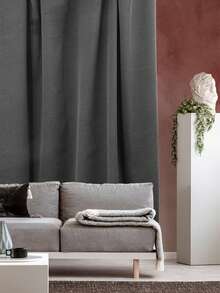 2片装遮光隔热窗帘，带涂层衬里，适用于卧室、客厅、厨房、家居装饰、圣诞礼物