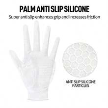 Winter Golf Gloves For Women - Thermal Lined Thermal Insulated Faux Rabbit Fur Warm Gloves (Pair) - White - View 6