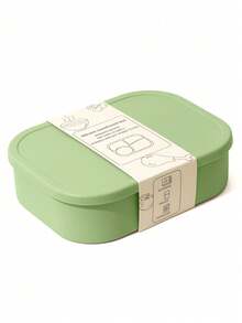 1pc Personalized Customization Name Children Silicone Food Storage Box Custom Kids Tableware Portable Four-Compartment Dinner Plate, Back To School - Multicolor - View 17