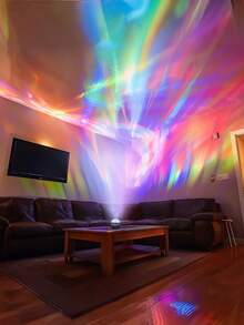 1 pieza Lámpara del cielo estrellado hipnotizante, agrega resplandor a tu romántico dormitorio y brilla para fiestas, aventuras de campamento y vacaciones - El regalo soñado para cualquier ocasión y festividad (Navidad, Día de San Valentín, Pascua) con proyección de luces del norte, luz de ambiente para el dormitorio, lámpara celestial, lámpara de proyección de aurora, opción de regalo superior - luz policromática - Ver 4