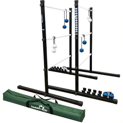Vivere Ladder Golf Extreme Metal Tournament Edition Ladder Ball Game