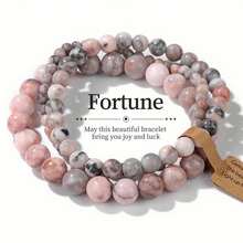 1pc 4mm, 6mm, 8mm Natural Stone Beaded Bracelet, Can Be Stacked, Includes Tiger Eye, Turquoise, Agate, Helps Boost Courage And Wisdom, Fashionable Jewelry For Women, Suitable For Daily Wear And Festivals - Multicolor - View 23