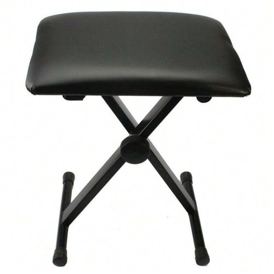 Piano Bench Adjustable Piano Keyboard Chair Padded Seat Rubber Feet Steel Stool - 1 - 查看 1