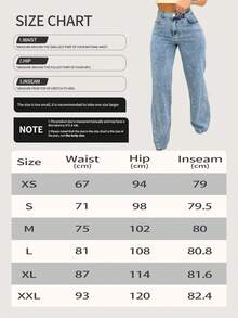 Women's Pearl Jeans, Distressed Denim Pants, High Waisted Straight Leg Pants - Medium Wash - View 6