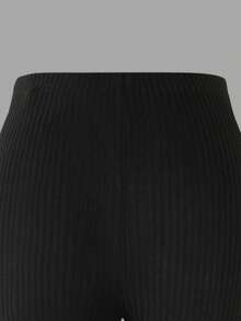 2pcs/Set Tween GirlsFashion Bow Print Sweatshirt And Casual Flared Pants Outfit, Spring/Autumn - White - View 10