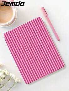 1 Ốp lưng bảo vệ máy tính bảng họa tiết sọc hồng tối giản thời trang, tương thích với iPad 10.2", iPad Pro 2021/2020, iPad thế hệ thứ 9/10, iPad (A16) 11", thế hệ thứ 11 năm 2025, Galaxy Tab A8 10.5" 2022, Matepad 10.4/Tab, chống rơi, có khe cắm bút, hỗ trợ chế độ Ngủ/Đánh thức - Nhiều màu - Xem 3
