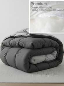 Double Face Silicone Filled Quilt –180*200 Cm - Soft & Lightweight Comforter & Made In Turkey