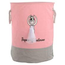 Laundry Basket For Girls, Foldable Children's Toys, Laundry - Pink - View 4