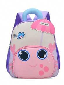 New Cartoon Backpack, Cute School Backpack, Outdoor Travel Backpack, Unisex Small Capacity Shoulder Bag - Multicolor - View 5