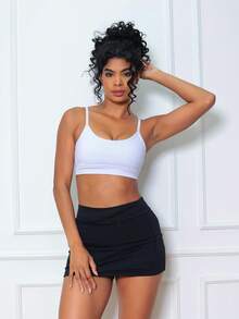 Moderna & Slim KIT 03 Fitness Strappy Top With Suplex Power Back Crossover - Back Xis Fitness Top - 1 黑色 1 白色 1 粉紅色 - 查看 7