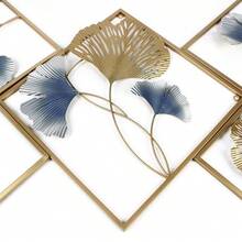 ZhdnBhnos 3Pcs Modern Metal Wall Art Hanging Sculpture, Ginkgo Leaf Wall Decor, Home Art Decor For Bedroom Living Room Decoration,3D Ginkgo Craft Wall Decor 164 X 70.5 Cm - Variant 1 - View 5