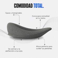 Antifaz para Dormir con Tecnologa Blackout. Antifaz Premium con Copas Ajustables para Cero Presin Ocular y Tela Transpirable Amigable con la Piel. Gris Oscuro - Gris Oscuro - Ver 8