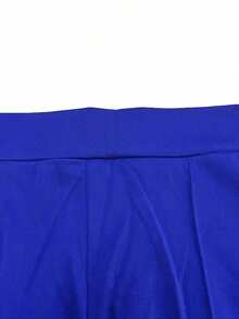 Pantalones acampanados de talle alto de moda para mujer, disponibles en múltiples colores para vacaciones de primavera - Azul - Ver 3