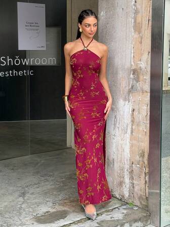 Faeriesty Elegante vestido cheongsam de estilo chino nuevo para mujer con diseño off-shoulder, cordones ajustables en la espalda y aberturas laterales favorecedoras - perfecto para ocasiones elegantes como galas, recepciones de bodas, banquetes de alta gama, fiestas de aniversario corporativo y ceremonias de alfombra roja. Adecuado para atuendos de fiesta de Año Nuevo y Día de San Valentín.