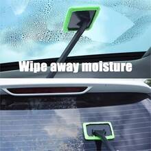 Car Front Windshield Cleaning Brush, Car Interior, Home Dust Removal, Dehumidification, Window Scratching, Towel Sponge And Scratch-Free Cleaning Tool Set - Màu xanh lam - Xem 2