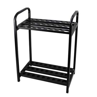 ZhdnBhnos Golf Putter Metal Stand, 27 Holes Clubs Holder Organizers Golf Clubs Display Rack Golf Club Storage Stand For Indoor Outdoor