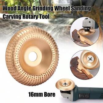 Angle Grinder Wood Carving Disc, Grinding Shaping Disc, Round Grinding Wheel, Woodworking Polishing Wheel