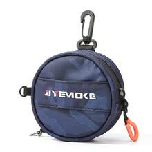 One Camouflage Fishing Belt Bag With Adjustable Shoulder Strap - A Portable Line Organizer For Outdoor Fishing And Hiking, Made Of Durable Polyester, Suitable For Storing And Transporting Small Accessories. A Tackle Organizer Bag, Perfect For Fishing, Camping, Hiking, Travel, And Outdoor Adventures