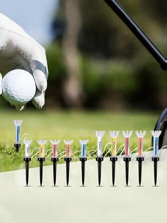 Improve Your Golf Skills With The Caiton 5-Piece Magnetic Plastic Golf Ball Holder - 360-Degree Bounce