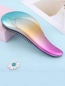 Ombre Fashionable All-Match Detangling Hair Comb For Daily Use ,Hair Styling Tools Hair Accessories - Multicolor - View 6