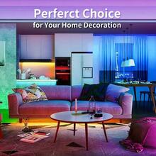 USB Powered Led Strip Lights With 44 Key Remote Control,6 Dynamic Modes, 20 Static Colors RGB Tape Led Wall Room For Home Bedroom Party Decor TV Backlight - 彩色 - 查看 5