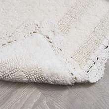 Crochet Cotton 17x24 in. Bath Rug Ivory - Marfil - Ver 5