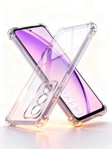 Ốp lưng điện thoại chống sốc và chống rơi bốn góc, phù hợp với OPPO F11 PRO/Reno13 F/A5 Pro/Reno14 F/OPPO K10/F19/F21 PRO/A38/A18/A40/A57/A57s/A58/A60/Oppo A5x/Reno7/Reno8/Reno10/Reno11 F/Reno13 5G/Reno12 FS 5G và các mẫu điện thoại khác - Transparent - Shock-resistant - Xem 1