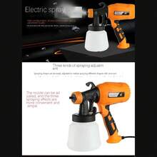 UK Standard Electric Spray Gun, High Pressure Spray Gun, Paint Spray Gun, Portable Latex Paint Oil Paint Spray Adhesive Gun