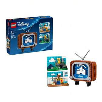  LEGO Disney 40774 Escenas Animadas Clásicas de Disney Viejo TV Juguete de Construcción para el Día del Niño