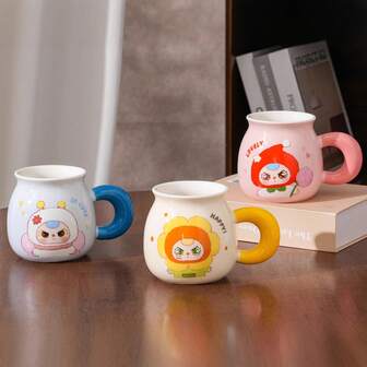  Officially Licensed 3-Year-Old High-Quality Ceramic Mug, Large Capacity With Lid, Suitable For Home, Office, Dorm, Kitchen, And Holiday Gifts