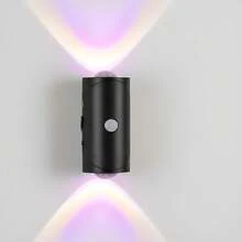Motion Sensor Night Light,Motion Sensor Light Indoor,USB Type-C Charging, Ultra-Long Battery Life,Magnetic Mount,Colorful Neon Colors Change,Wall Lamp,Apply For Bedroom,Bathroom,Courtyard