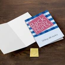 1 Pcs Funny Text Card Prank Humor Greeting Card Gift - Cute Cartoon Printed Funny Quote Card For Friends Family Birthday Holiday Joke Gift, Lightweight Paper Humor Greeting Card For Daily Prank Surprise, Novelty Funny Message Card Perfect For Christmas Halloween Thanksgiving Festival Gift,  Humor Prank Card For Teens Adults Fun Gift Exchange, Adorable Funny Text Card Easy To Carry For Party Favor Gift - zx378 - Xem 4