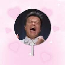 JYP Meme 趣味迷你粉丝 DIY 钥匙扣 | Happy Hour 专辑周边 | KPOP 粉丝收藏包包挂饰礼物 - 彩色 - 查看 4