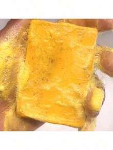 Turmeric And Vitamin C Salicylic Acid Cleansing Whitening Soap, Deep Cleanses Skin, Brightens Complexion, Smoothens Skin, Leaves Skin Hydrated And Radiant, Bids Farewell To Dull And Dirty Skin, Resists Roughness.