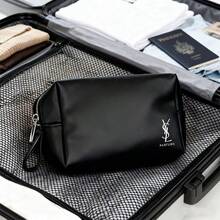 Yves Saint Laurent YSL Holiday Floral Print Cosmetic Bag - Black - Black - View 3