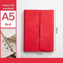 优雅三折皮革笔记本 | 螺旋装订 | 商务人士的挚爱 | 艺术青年的必备单品 | 个人日记伴侣 - 商务会议记录要点，彰显专业精神；个人学习，抒发心情，享受独处；旅行，记录风景和趣事。可拆卸内页，方便整理和添加内容。采用耐用皮革材质。