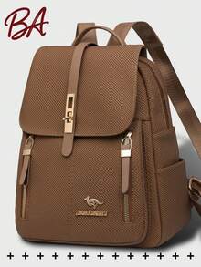 Anti-Theft PU Leather Backpack, Women's Wallet, Multifunctional Fashion Everyday Bag, Lightweight Travel Bag With Multiple Pockets, Large Capacity Minimalist Backpack, Convenient Backpack, Suitable For Students, Nurses, Teachers, Business Professionals, Travel, Commuting, Shopping, Office, Dating, Hiking, Training, Work, Birthday Gift, Holiday Gift, Backpack - Multicolor - View 15