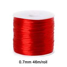 25Roll Elastic String For Bracelets Making,Sturdy Rainbow Elastic String Elastic Cord ,25 Color High Stretch Beading Elastic String For Jewelry Making, Necklaces And Jewelry Making - Crystal String Cord - View 16