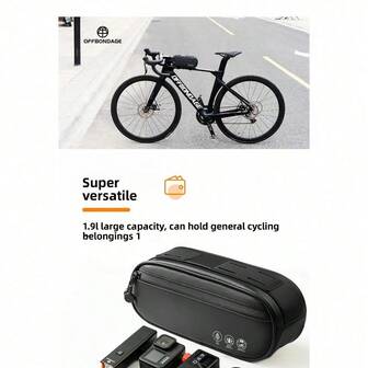 OFFBONDAGE Cykelväska Cykelöverrörsväska Framväska Sidoväska Cykel MTB Landsvägscykel Styrväska Vattentät Ramväska Reflekterande