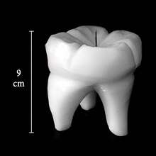 Vela Decorativa con Forma de Diente Muela para Consultorio Dental Ideal para Regalo Dentista - 1 - Ver 5