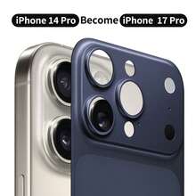 Kompatibel mit iPhone 16 Pro Max/15 Pro/14 Pro, ultradünne matte PC-Rückfolie kompatibel mit iPhone 17 Pro/17 Pro Max, geeignet für täglichen Schutz, Büro, Zuhause. Linsenscutz, Kameraabdeckung, wasserdicht, stoßfest, kratzfest. - Blau - Übersicht 13