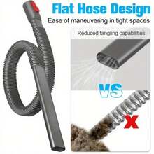 Flexible Vacuum Cleaner Accessory Kit, For V7/V8/V10/V11/V12/V15 Models, Dryer Vent Attachment For Car Seats And Tight Spaces Cleaning - Grey - View 3