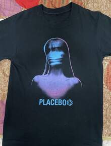 Ny populär Placebo-band-T-shirt i svart bomull, alla storlekar tillgängliga - Tillbaka 2 - Visa 6